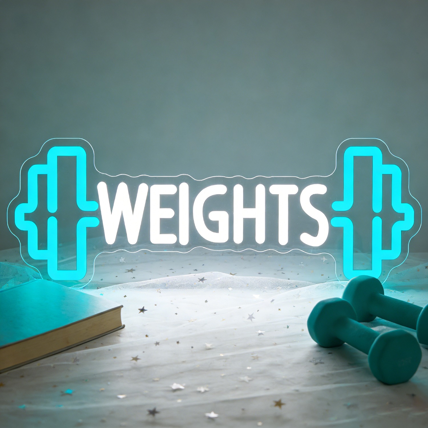 Home Gym Neon Sign - Gewichten Dumbbell Neon Sign LED Gym