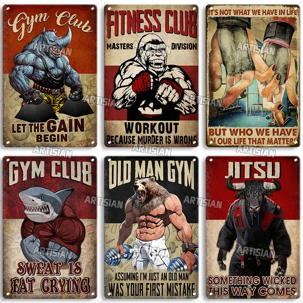 Home Gym Room - Oudere Mannen Gym Club Inspirerende Zin