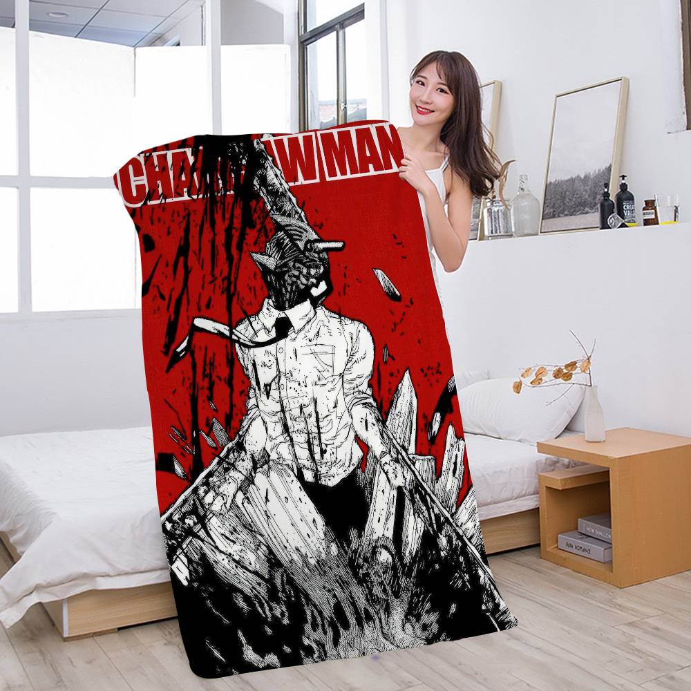 Sauna Home Gym - Anime Chainsaw Man Strandlaken Playa Baby