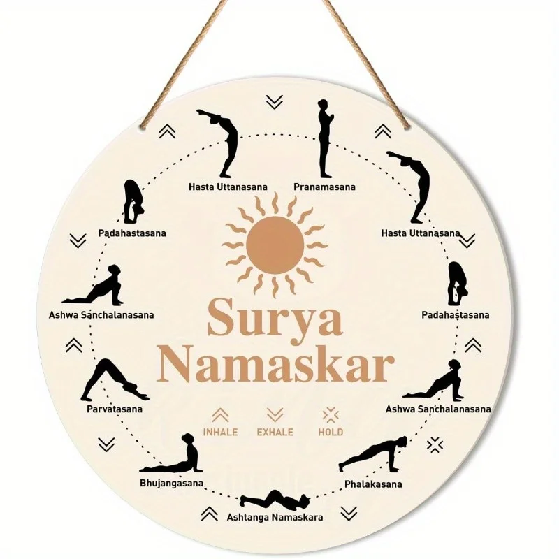 Home Gym Zen - Wanddecoratie voor yogaruimtes, spirituele decoratie voor