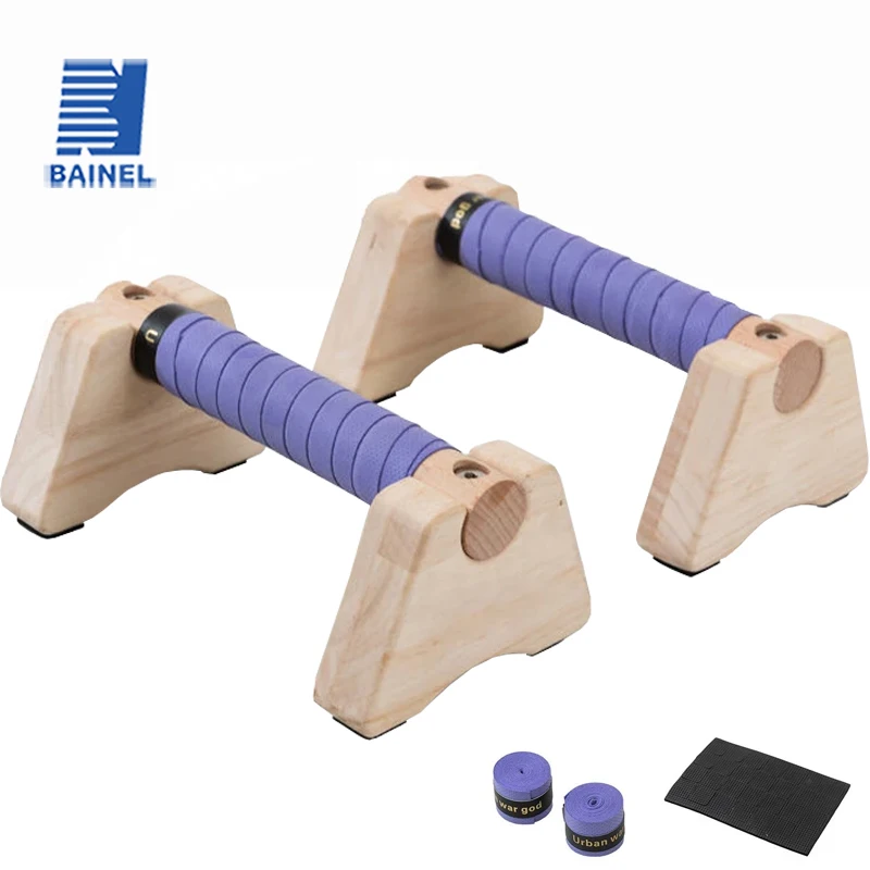 Push Up Stand Bar - Houten Push-Up Stand Antislip Push Up
