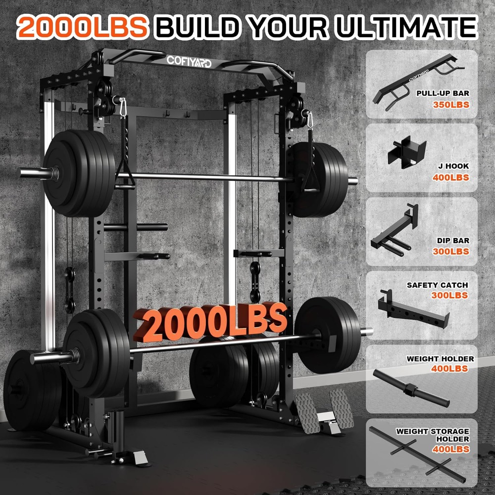 Multifunctionele Squat Power C - Home Gym Pulley System recensie en prijs