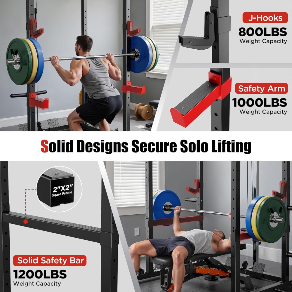 Multifunctionele Power Cage Sq - Home Gym Pulley System recensie en prijs