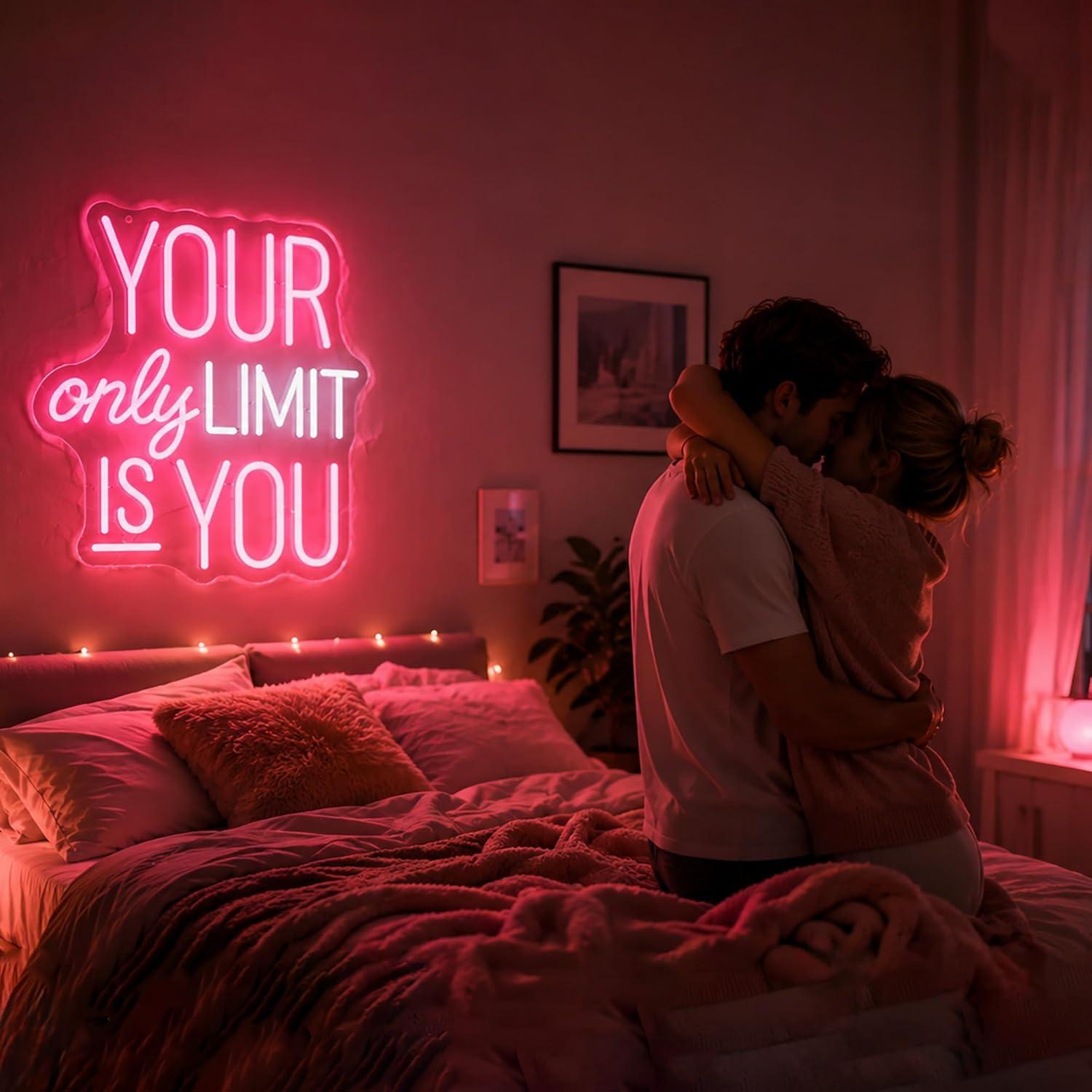 Je enige grens is jijzelf Neon - Home Gym Neon Sign recensie en prijs