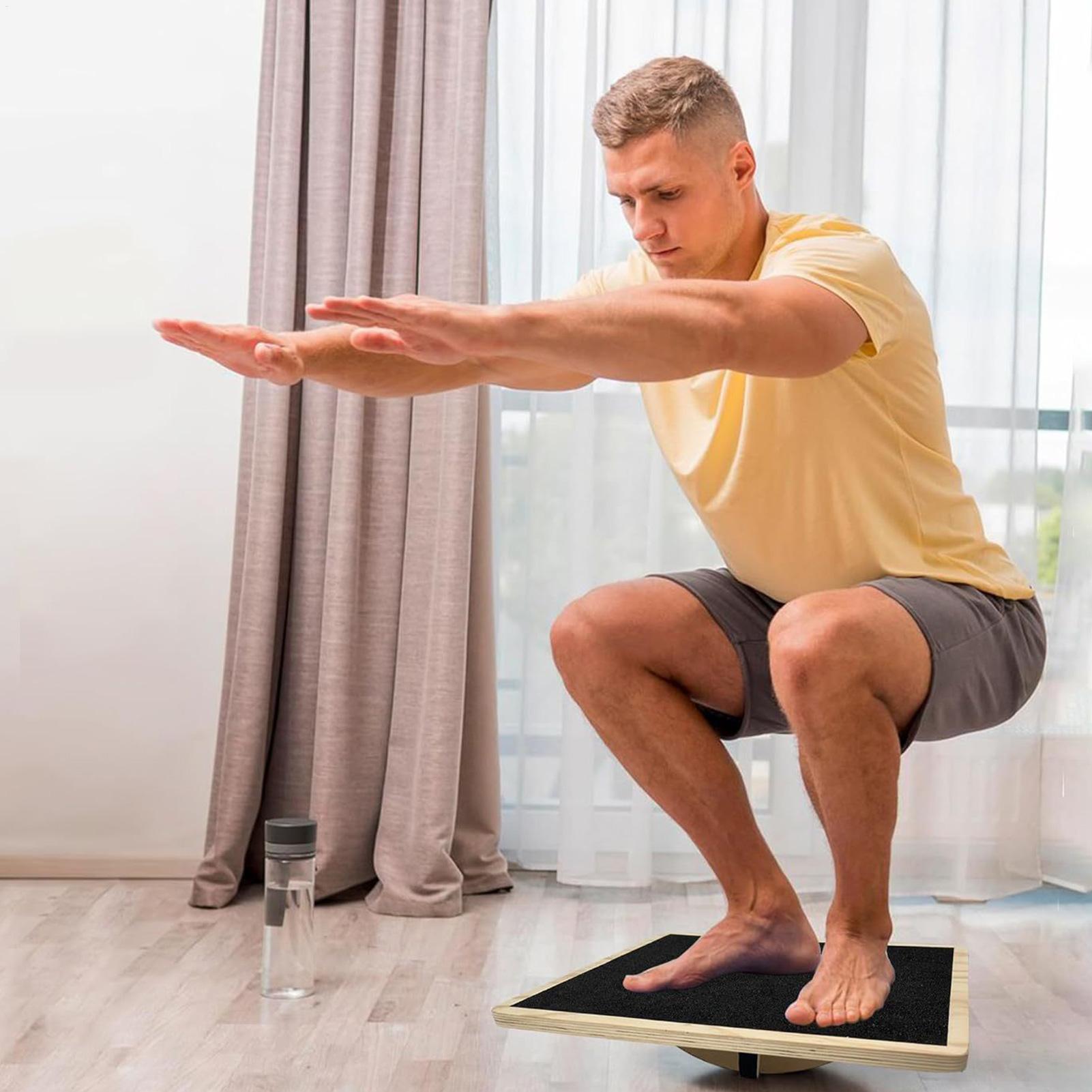 Houten wiebelplank Houten anti - Home Gym Room recensie en prijs