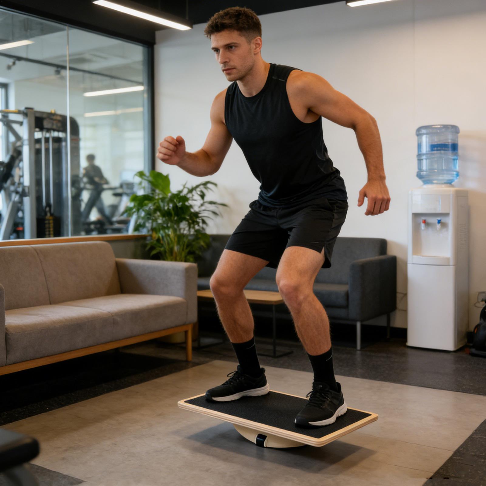 Houten wiebelplank Houten anti - Home Gym Room recensie en prijs