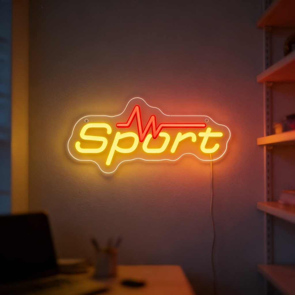 Sport Neon Sign LED USB Dimbaa - Home Gym Neon Sign recensie en prijs