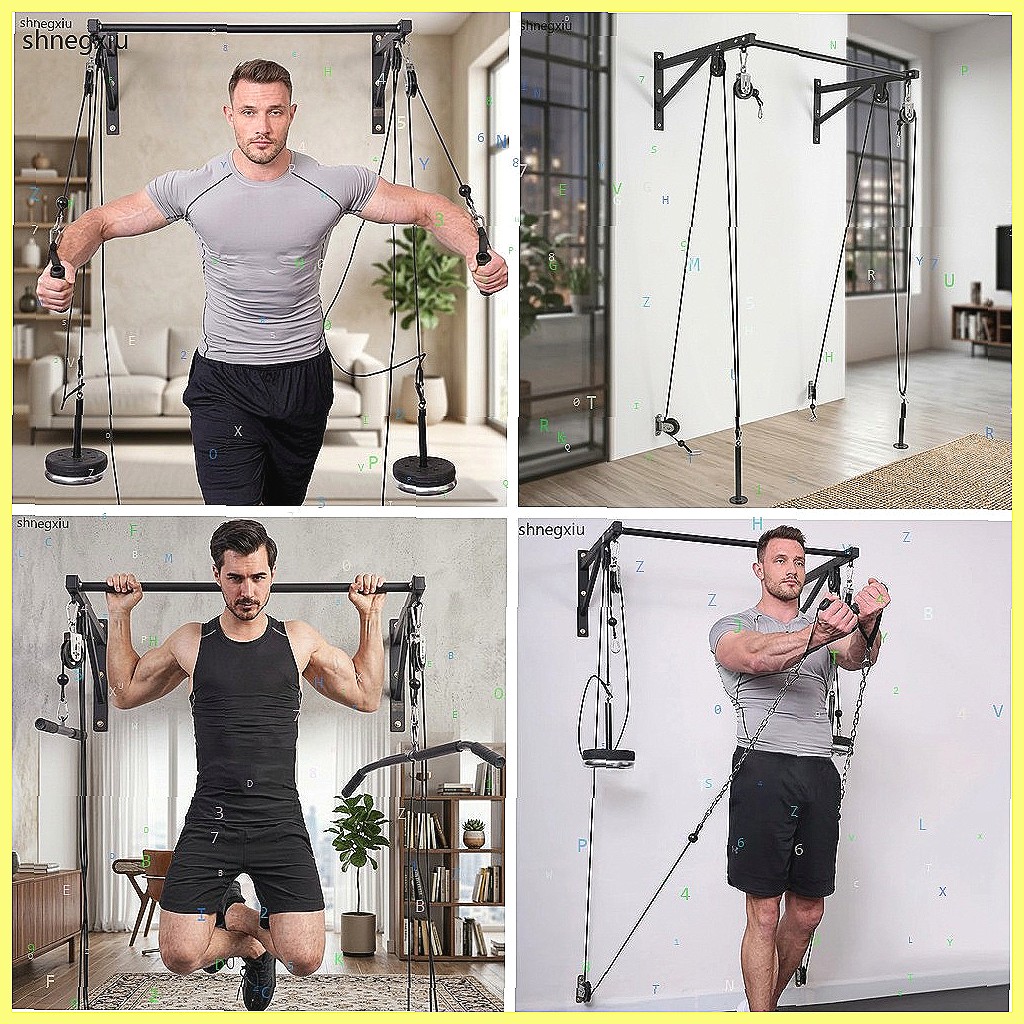 Wandmontage DIY fitness katrol - Home Gym Pulley System recensie en prijs
