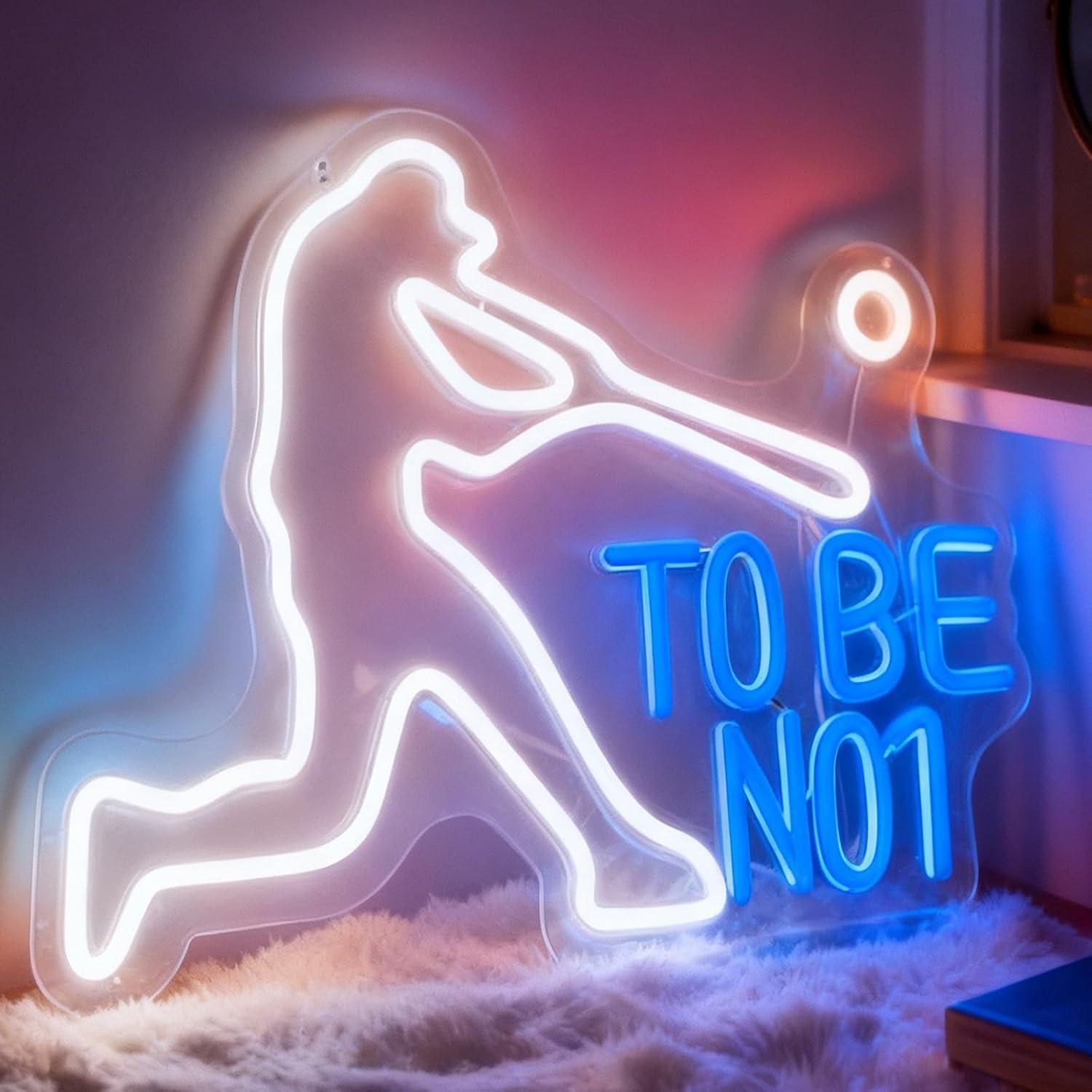 To Be No1 Neon Sign USB Dimbar - Home Gym Neon Sign recensie en prijs