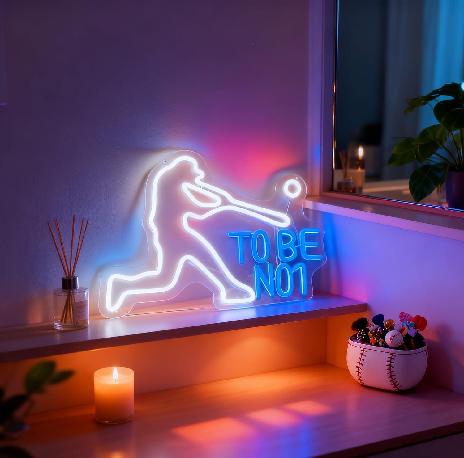 To Be No1 Neon Sign USB Dimbar - Home Gym Neon Sign recensie en prijs
