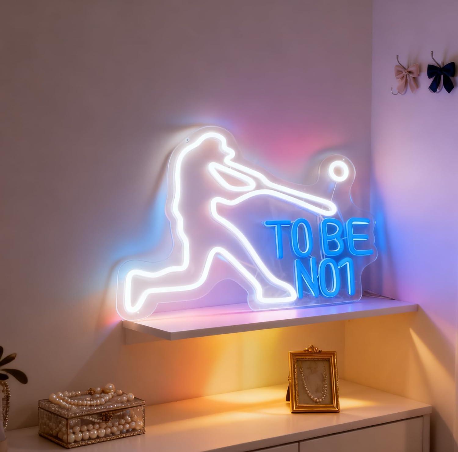 To Be No1 Neon Sign USB Dimbar - Home Gym Neon Sign recensie en prijs