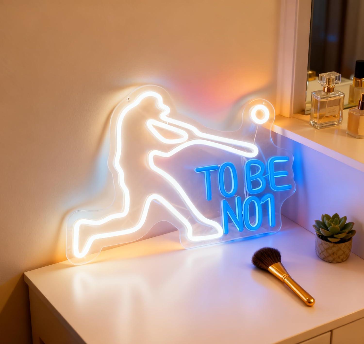 To Be No1 Neon Sign USB Dimbar - Home Gym Neon Sign recensie en prijs