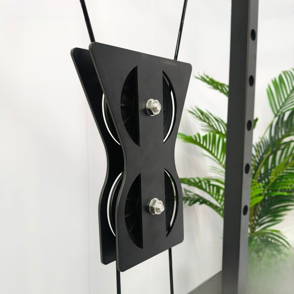 Dubbel katrolsysteem voor thui - Home Gym Pulley System recensie en prijs