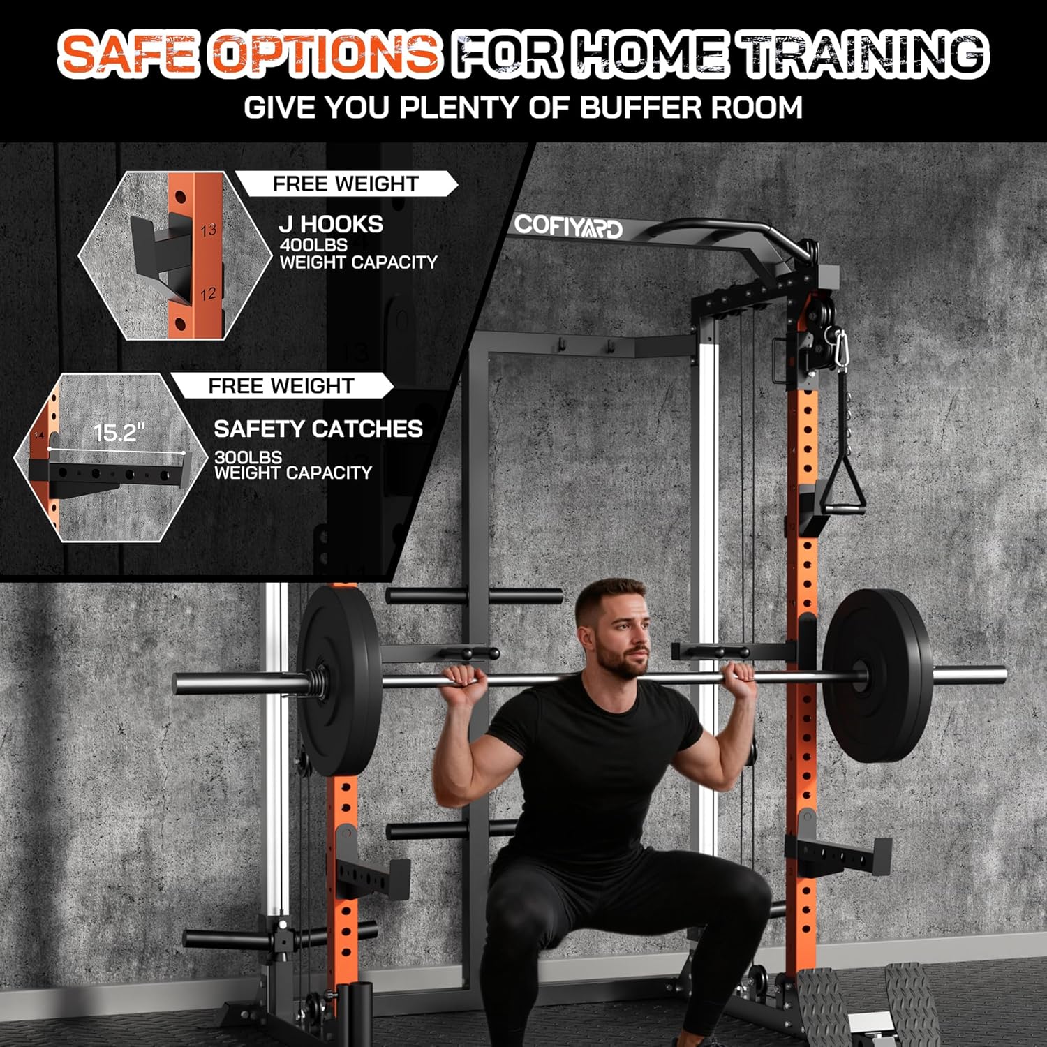 Power Cage, Power Rack met Dub - Home Gym Pulley System recensie en prijs