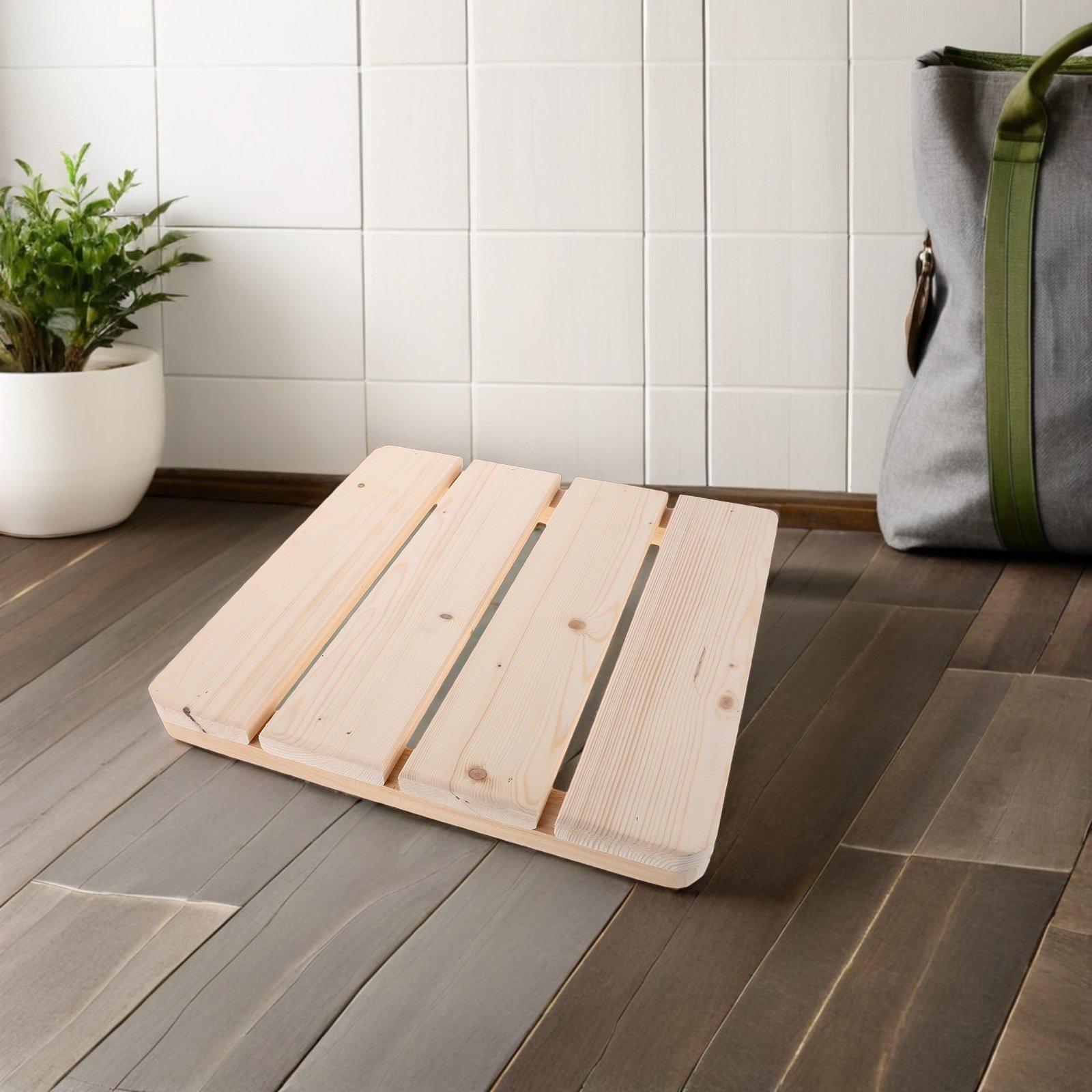 2 stuks massief houten douchev - Sauna Home Gym recensie en prijs
