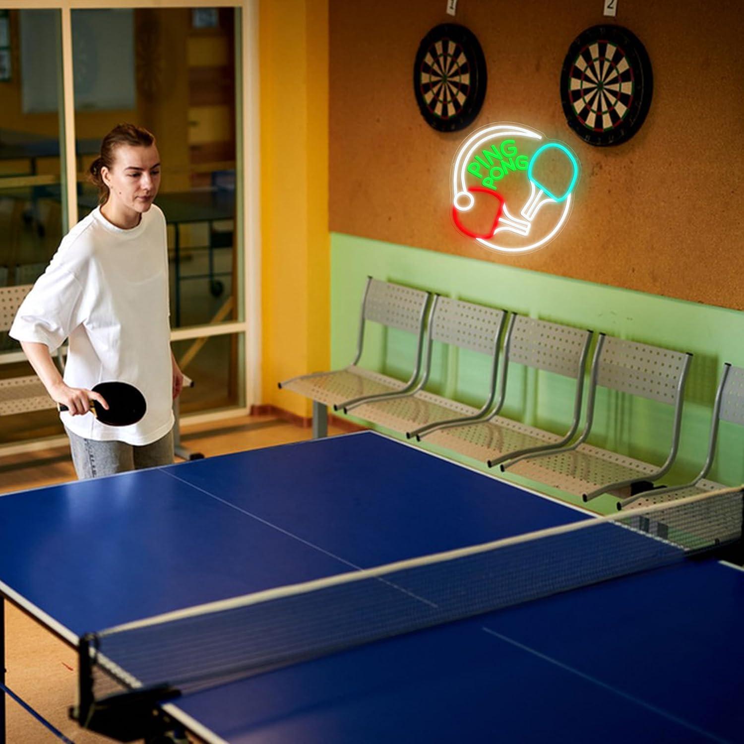 Ping Pong Neon Licht USB Dimba - Home Gym Neon Sign recensie en prijs