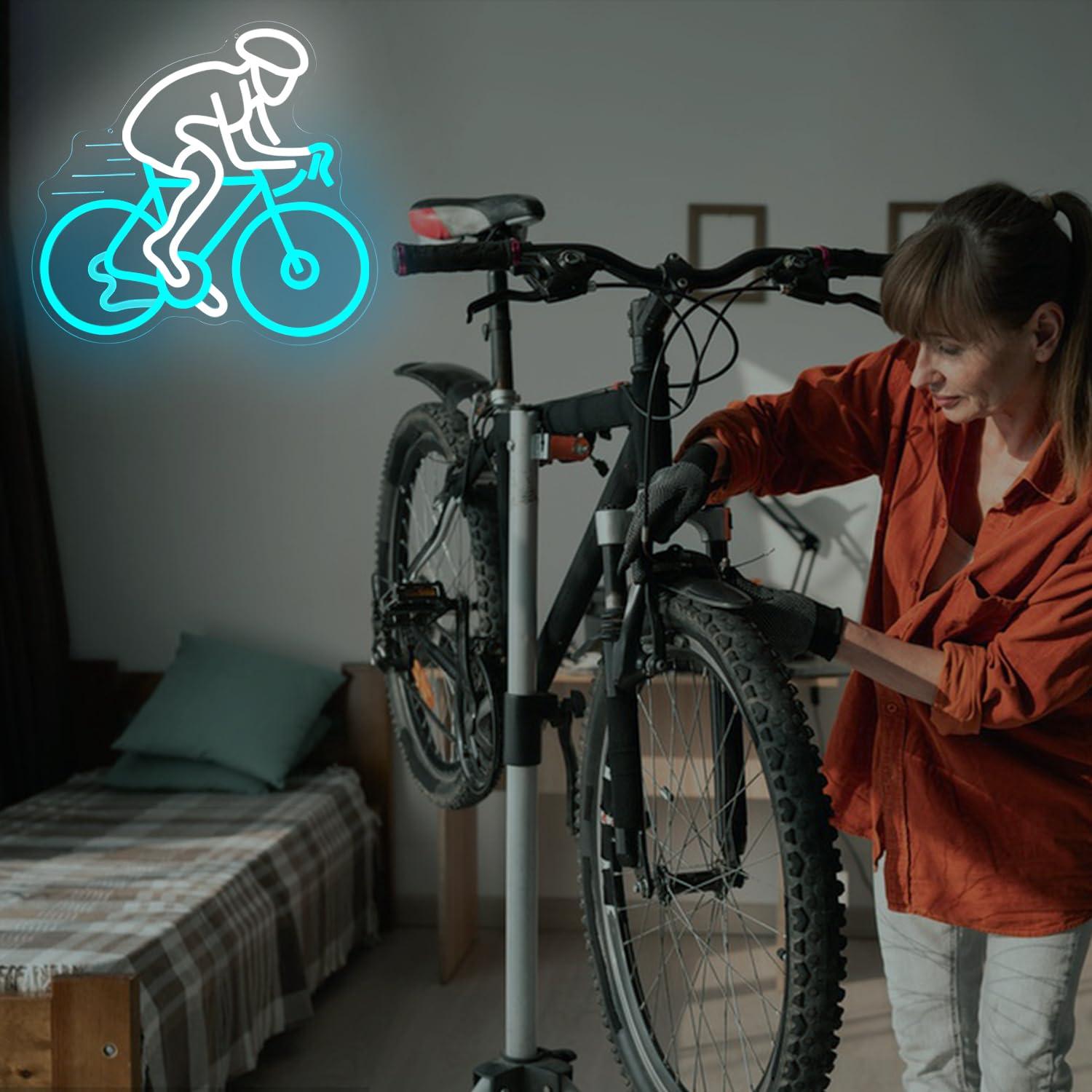 Fietsend fietser neonbord dimb - Home Gym Neon Sign recensie en prijs