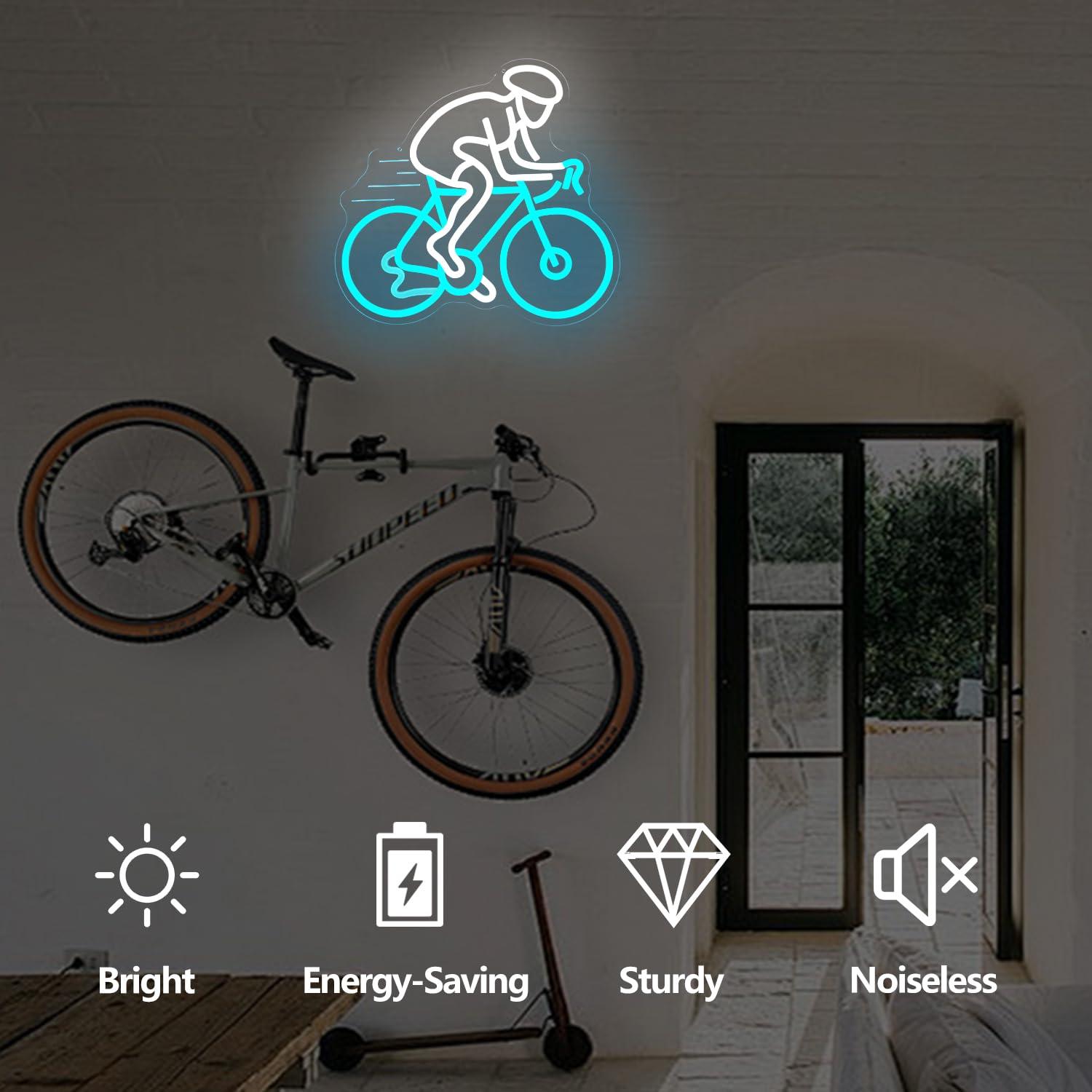 Fietsend fietser neonbord dimb - Home Gym Neon Sign recensie en prijs