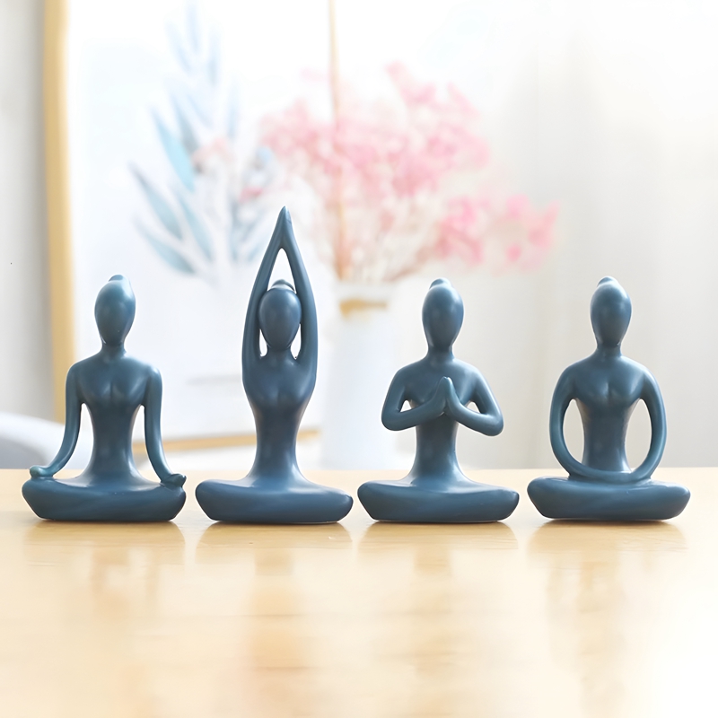 Abstracte Yoga Poses Zen Keram - Home Gym Zen recensie en prijs