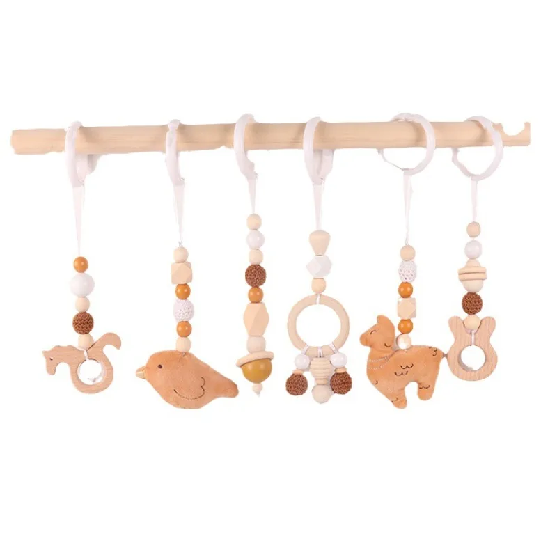 6 Stuks Houten Baby Speelgoed  - Home Gym Room recensie en prijs