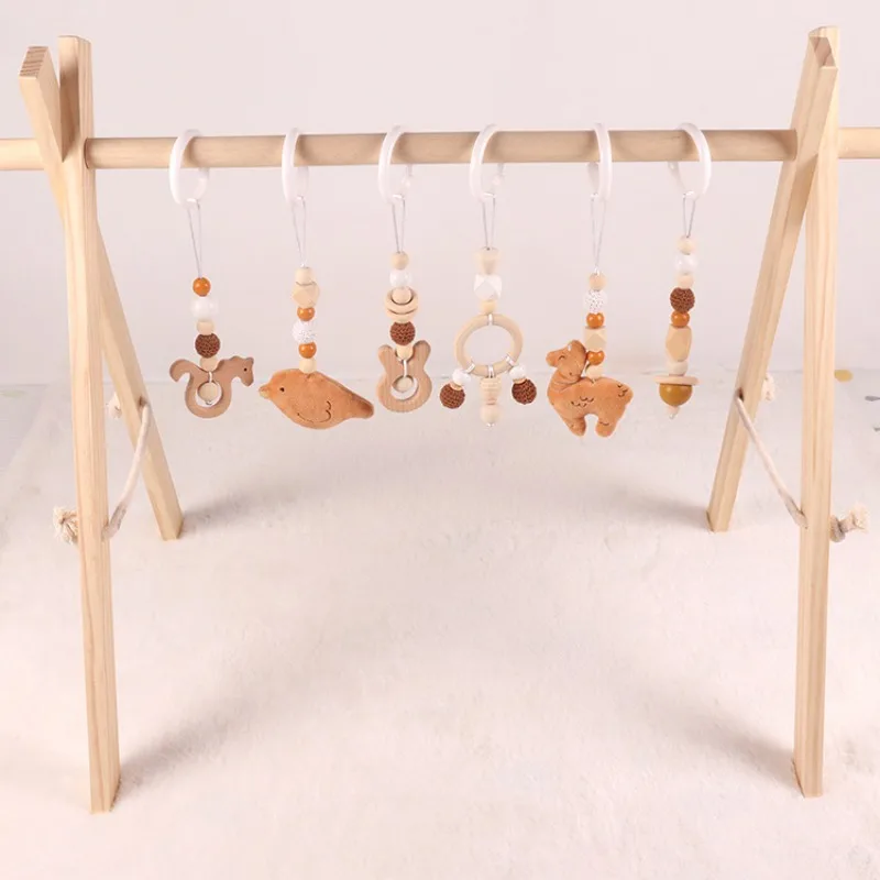 6 Stuks Houten Baby Speelgoed  - Home Gym Room recensie en prijs