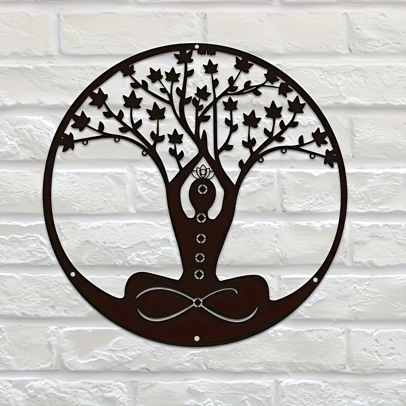 Yoga Meditatie Metalen Wanddec - Home Gym Zen recensie en prijs
