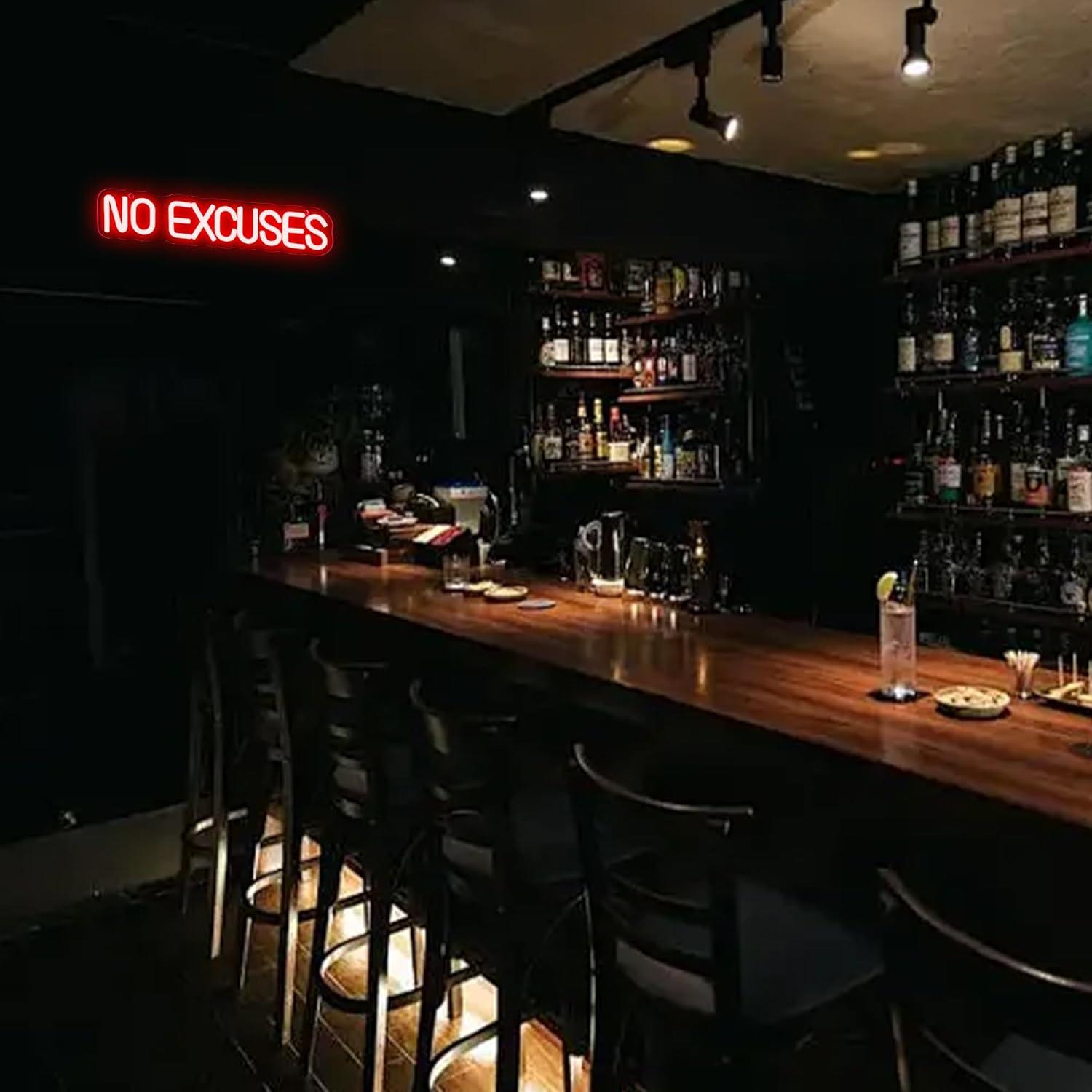 Geen Excuses Neonbord USB Dimb - Home Gym Neon Sign recensie en prijs
